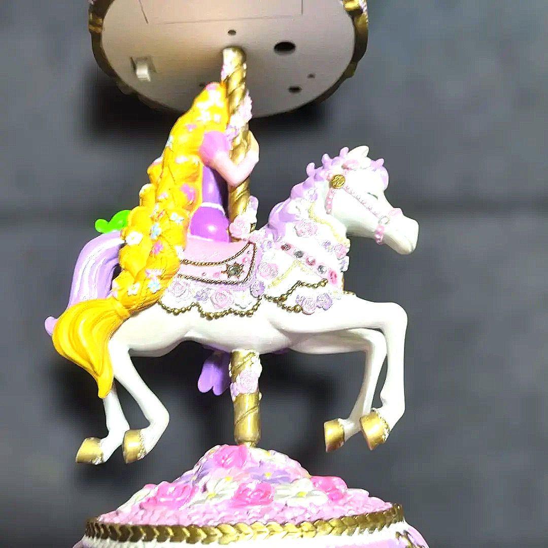 ラプンツェル オルゴールメリーゴーランド回転木馬 廃盤 レア