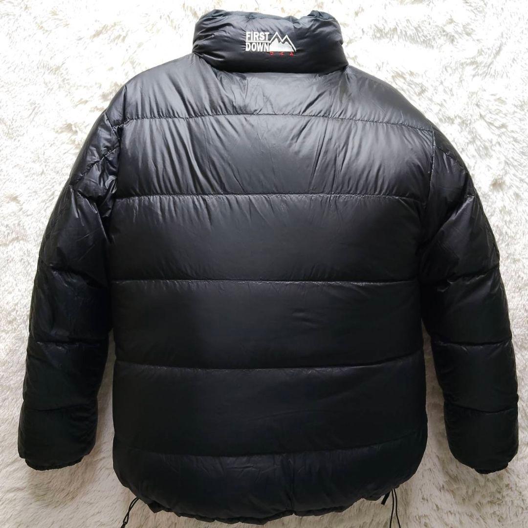 ファーストダウン ダウンジャケット ヌプシ型 ブラック 美品