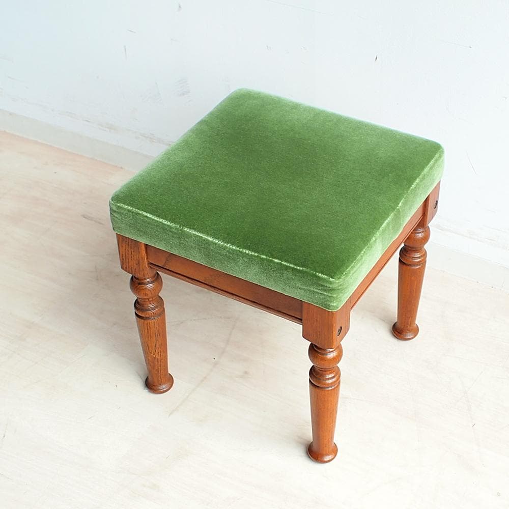 三越家具 ブルージュ オーク材 スツール 英国カントリー 椅子 ZR24101