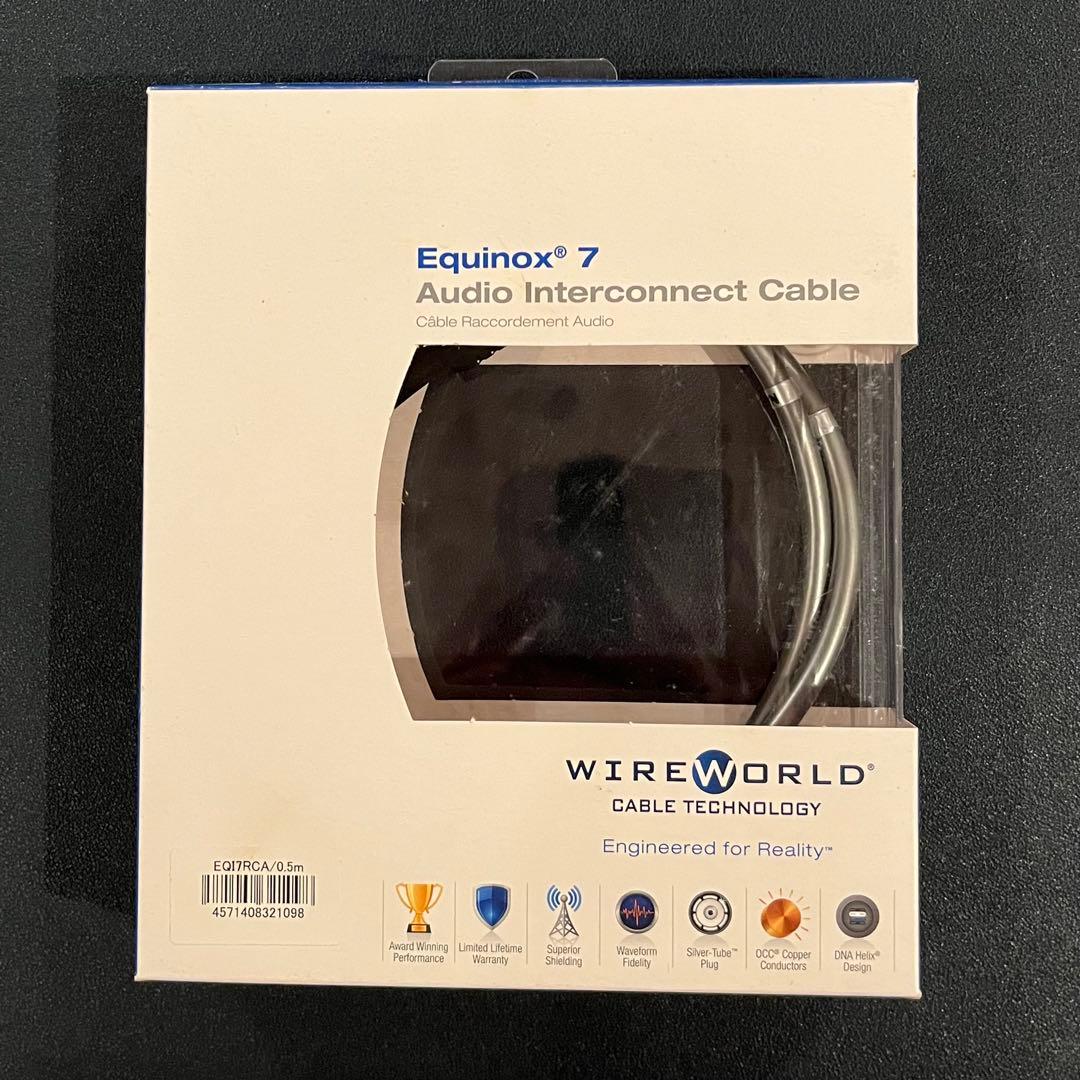 Wireworld Equinox7 オーディオケーブル RCA 0.5m