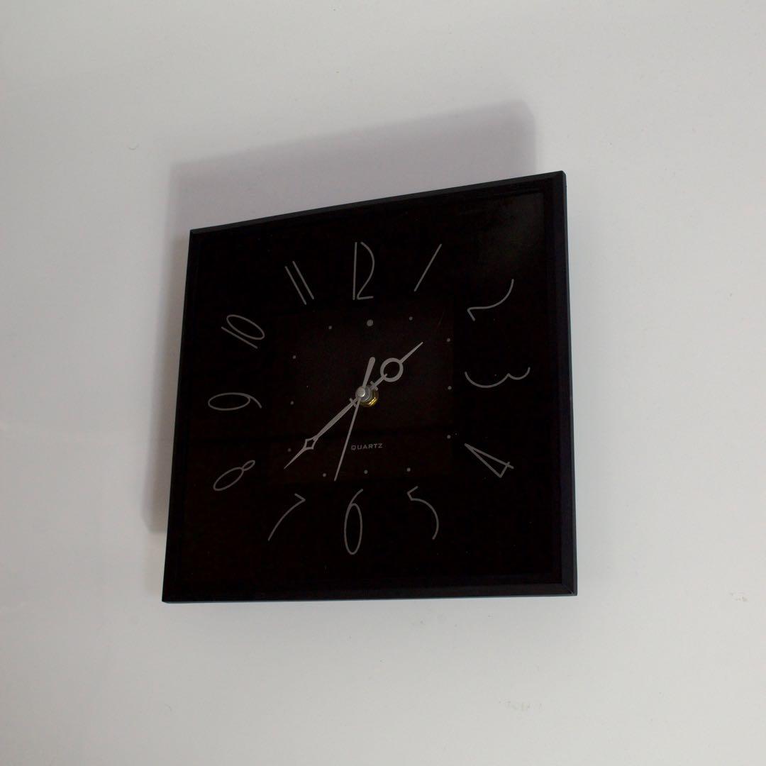 掛け時計　稼働中　ポストモダン　ミッドセンチュリー　ビンテーレトロ