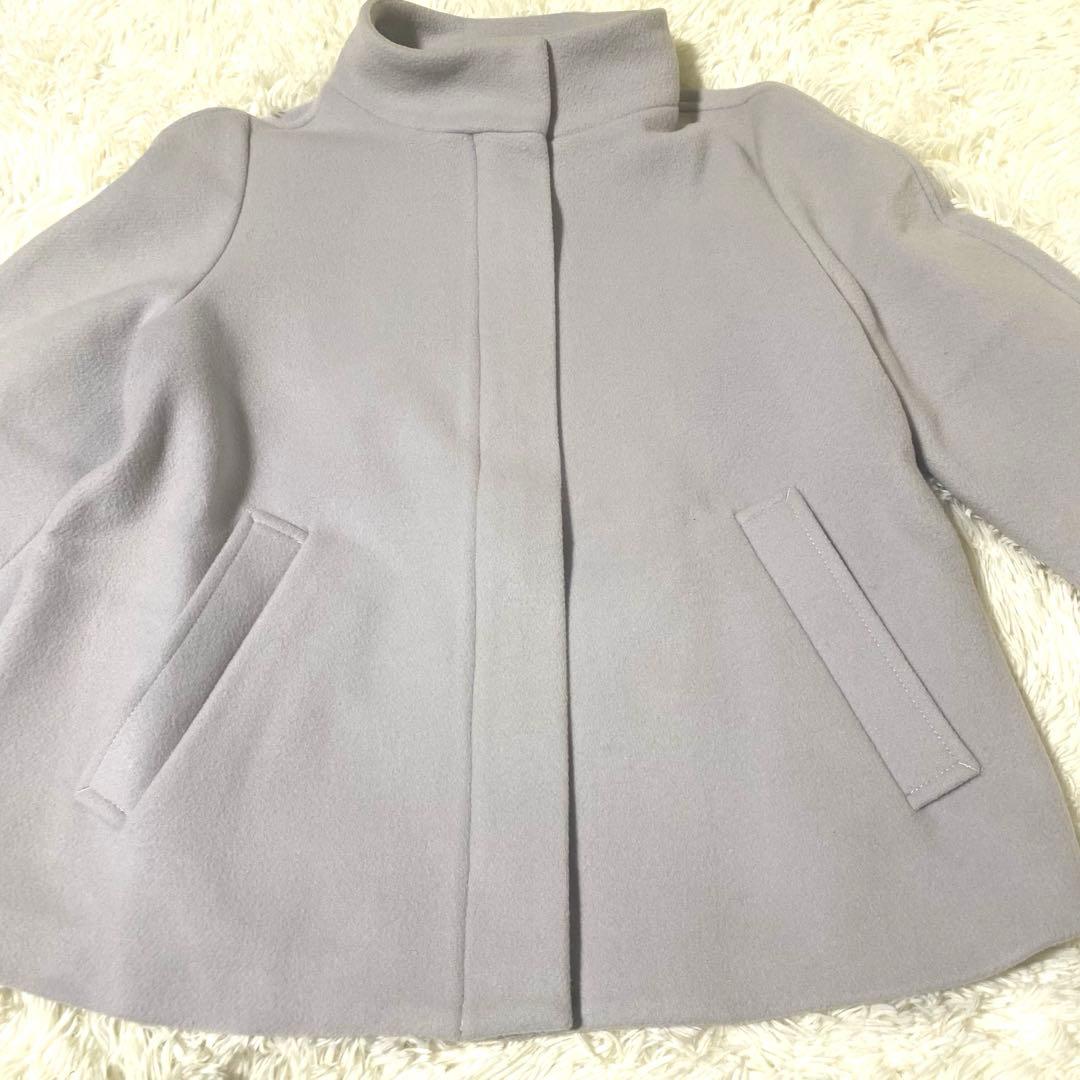 美品✨アルアバイル ビーバースタンドショートコート S ショート丈 22AW