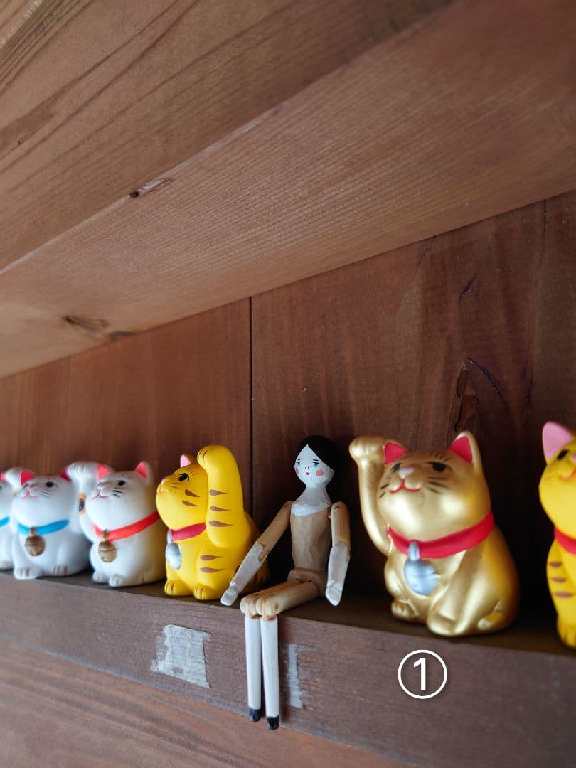 Jack Lou㉒ ミニチュア ペグドール ハンドメイド アンティーク風