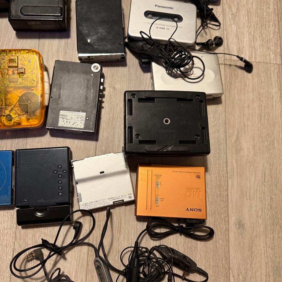 カセットプレイヤー、MDプレイヤー　まとめ売り