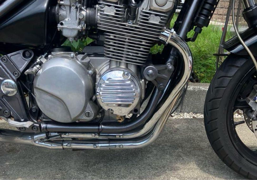 ゼファー400用50.8パイ4-2-1マフラー