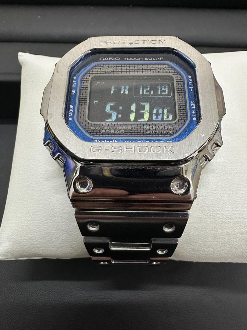 美品　G-SHOCK カシオ フルメタル シルバー GMW-B5000