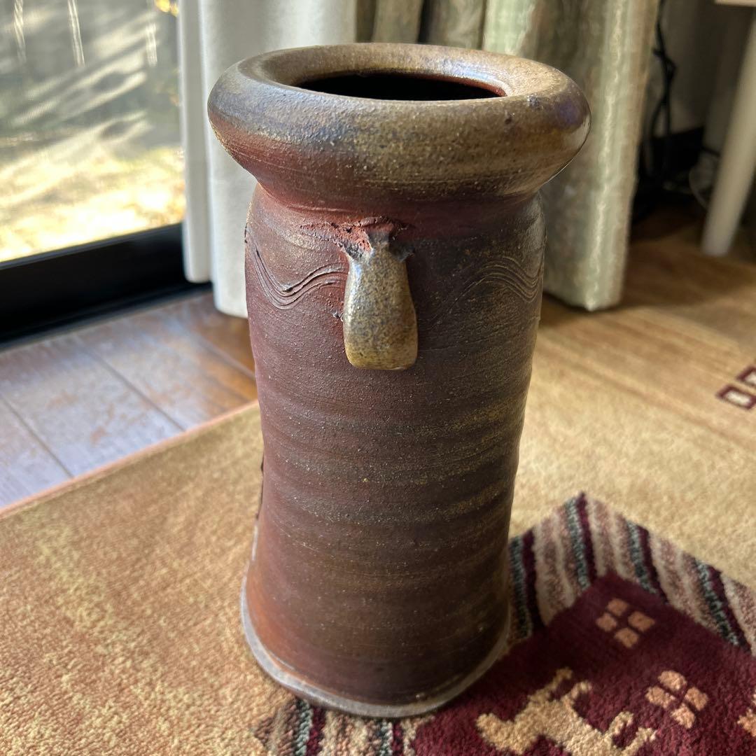 備前焼　大花瓶