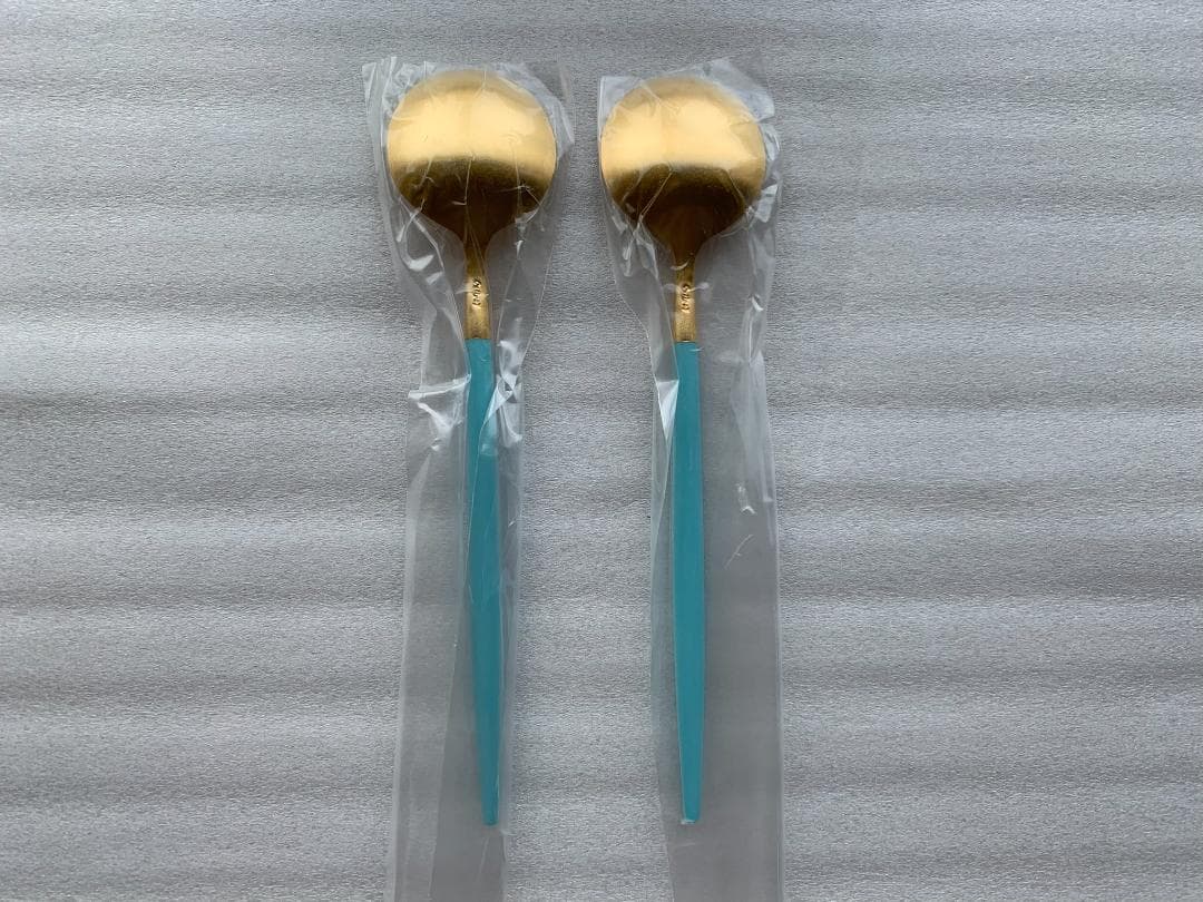 クチポール GOA ゴールド ターコイズ デザート6点セット カトラリー