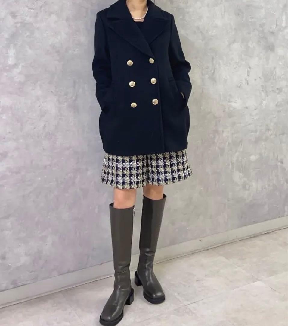 【新品同様】GRACECLASS サイドスリットPコート　グレースコンチネンタル