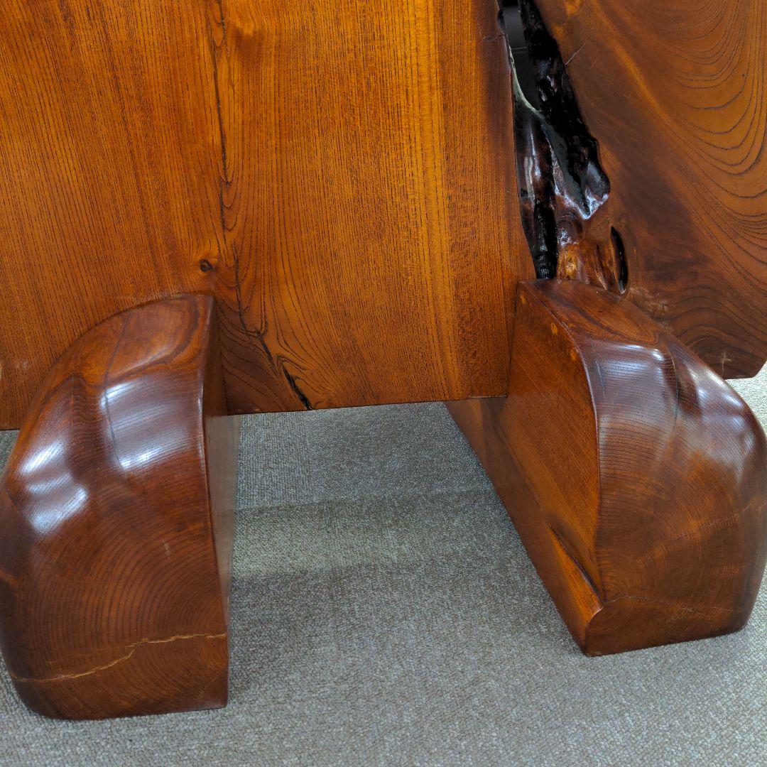 【明谷憲一】最終 未使用 けやき ついたて 衝立