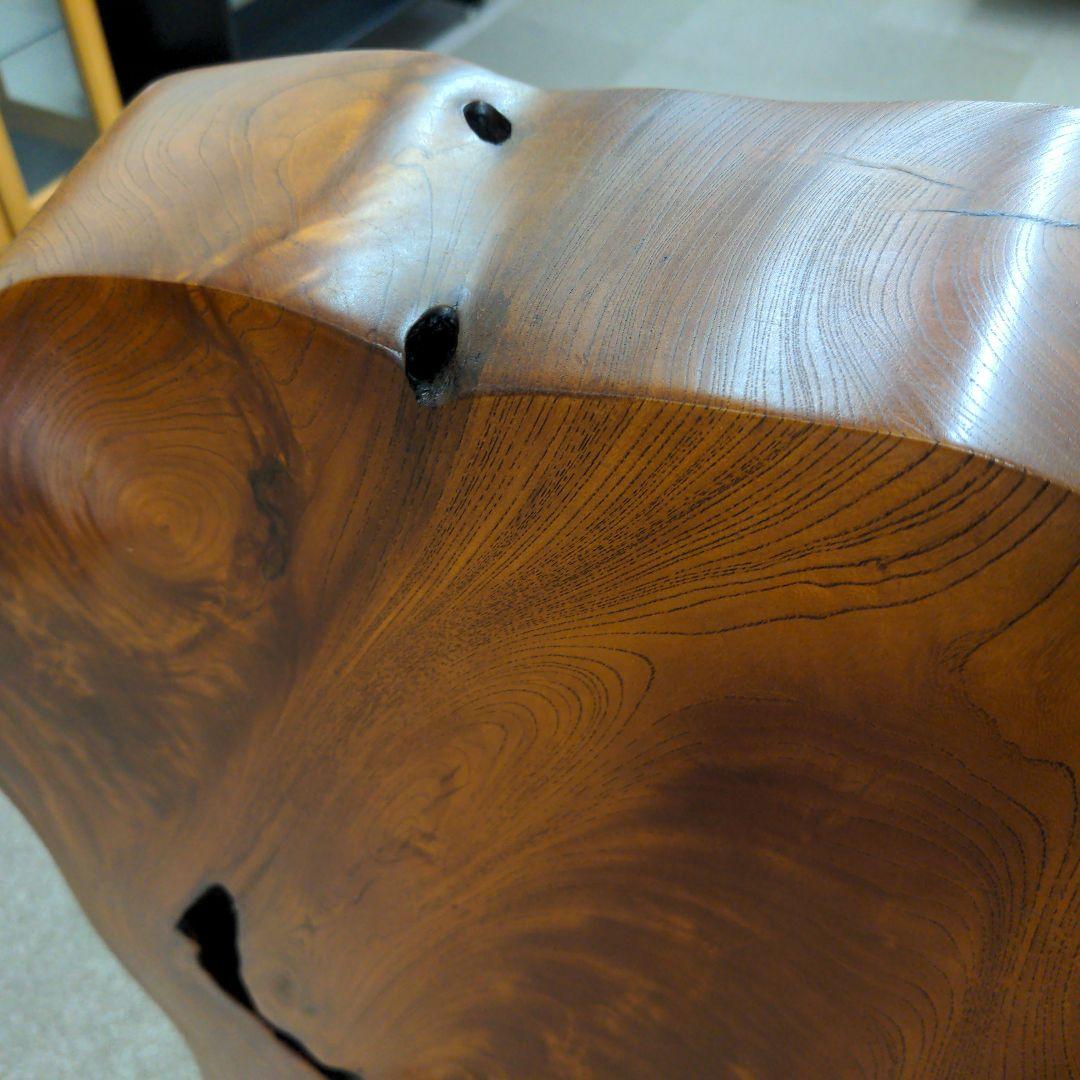 【明谷憲一】最終 未使用 けやき ついたて 衝立