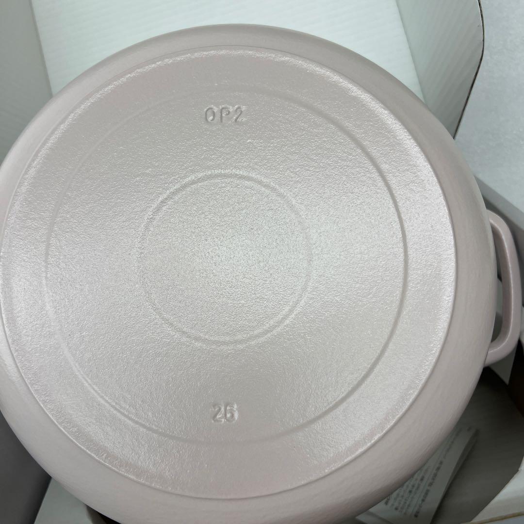 12288 バーミキュラ 鋳物ホーロー鍋 26cm マットクラウドピンク