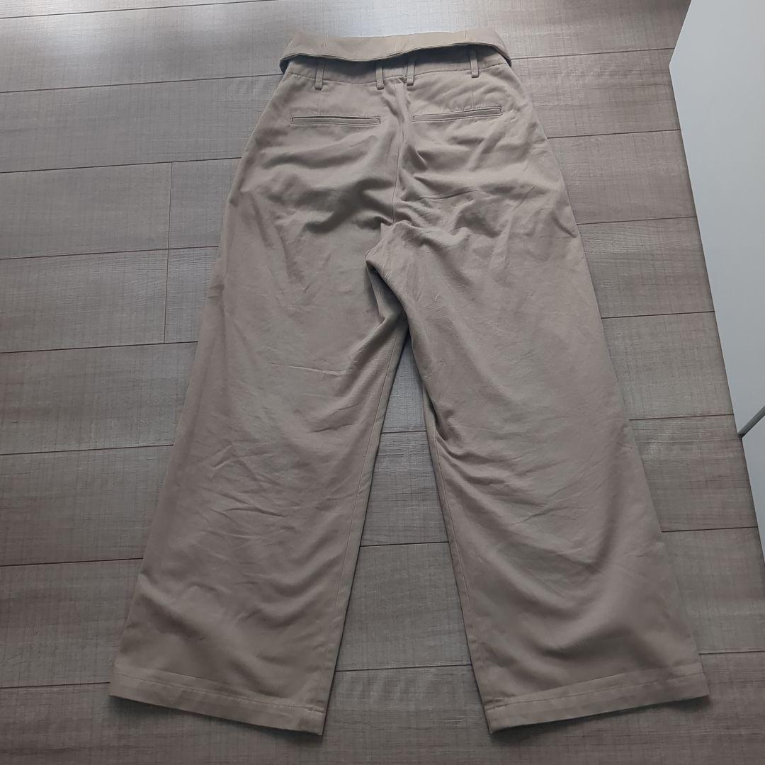 Higuchi*S2WAY ハイウエストパンツ 34 ベージュ