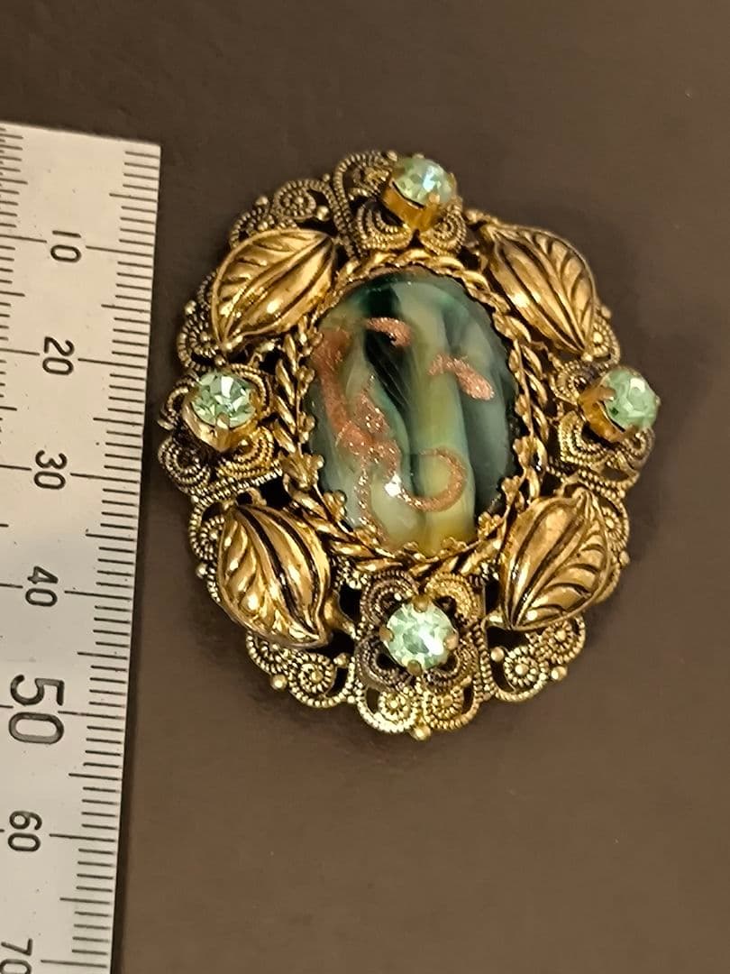 美しい ヴィンテージ 西ドイツ ブローチ West Germany