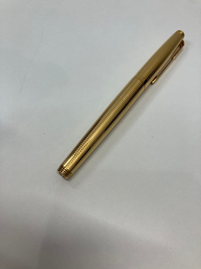 パーカー 万年筆 ゴールドカラー ペン先刻印あり　【3644】