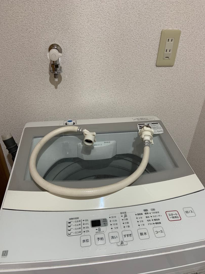 【単身者向け】ニトリ6Kg縦型洗濯機 ホワイト