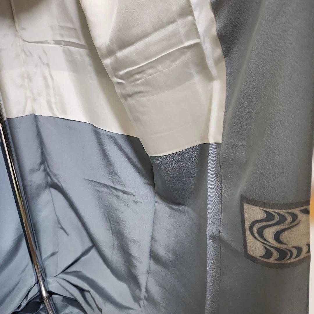 未使用着物　1つ紋 作家物　落款あり　 松尾光琳