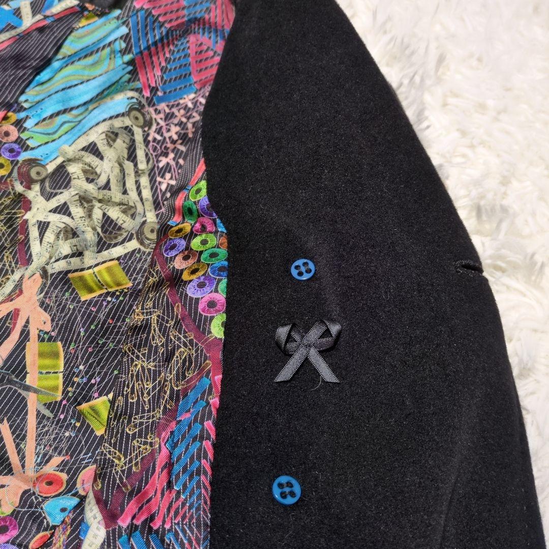 ポールスミス　ピーコート　アンゴラ　大きいサイズ　XL　黒