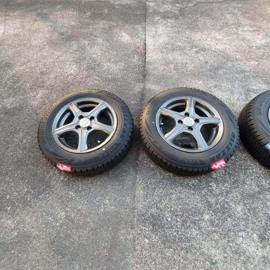 ブリヂストン　ブリザック　VRX2　ダークグレー 5本スポーク ホイールセット