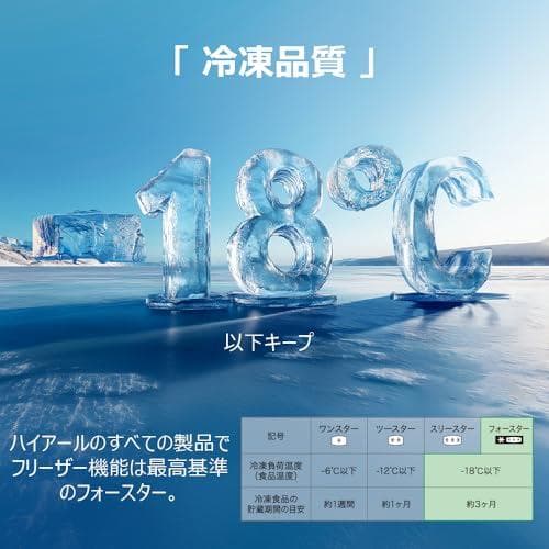 Aハイアール(Haier) 冷凍庫 142L 幅63cm 上開き 急冷凍 直冷式