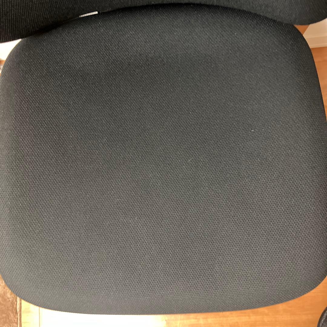 【美品】PLUS オフィスチェア ブラック ハイバック肘なし（KC-K63SL）