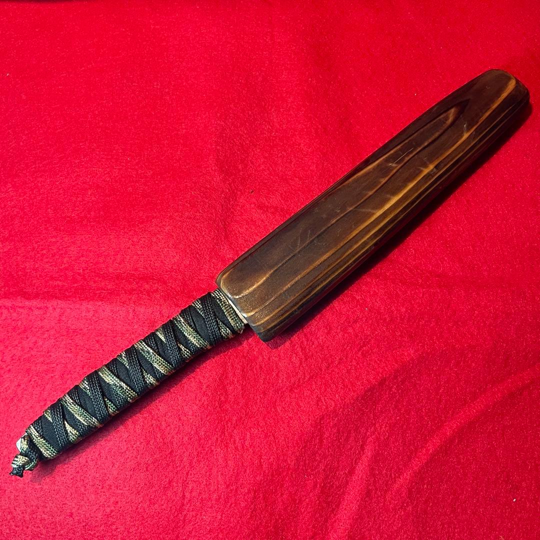 日本刀　残欠　ナイフ　⑥ 古刀　脇差　切先　フルタング　バトニング　アウトドア