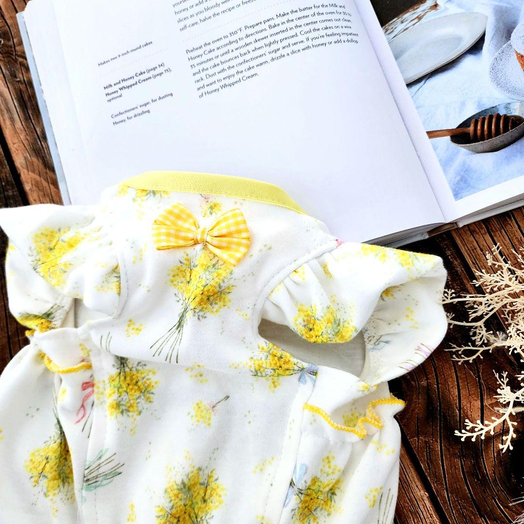 七七様❤ミモザブーケ♡ハンドメイド犬服