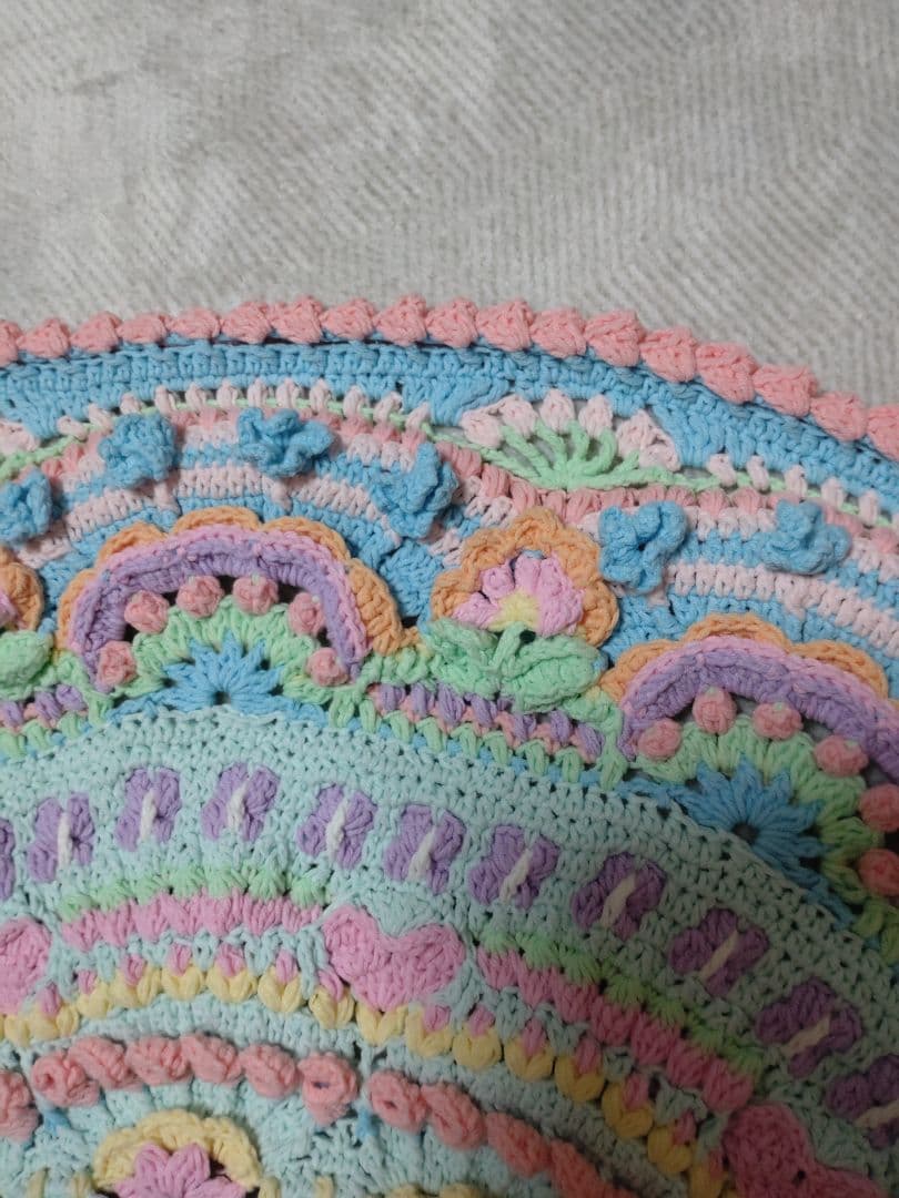 フラワーガーデンマンダラブランケット