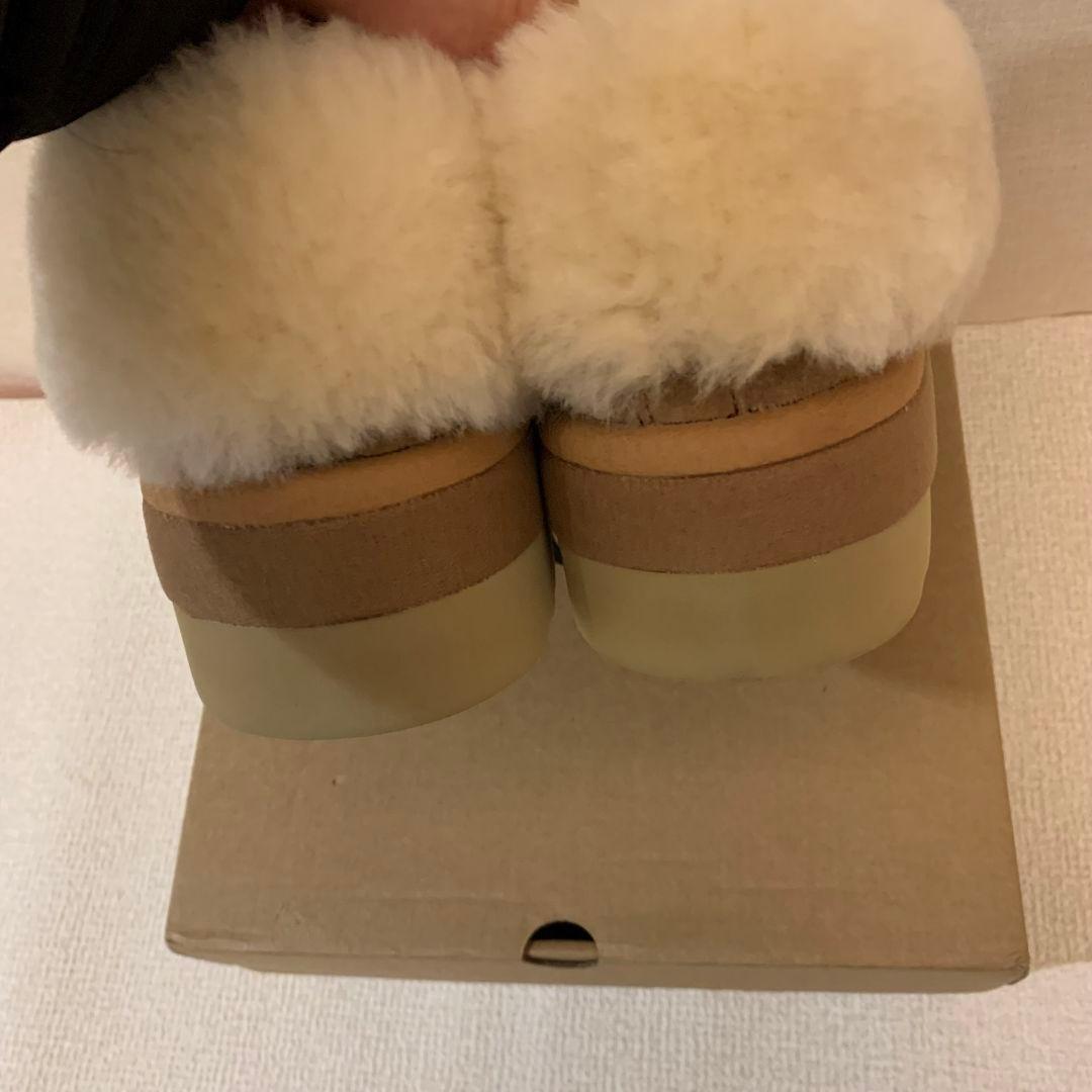 UGG ムートンブーツ 栗色 24cm 厚底 ブラウン ムートンブーツ