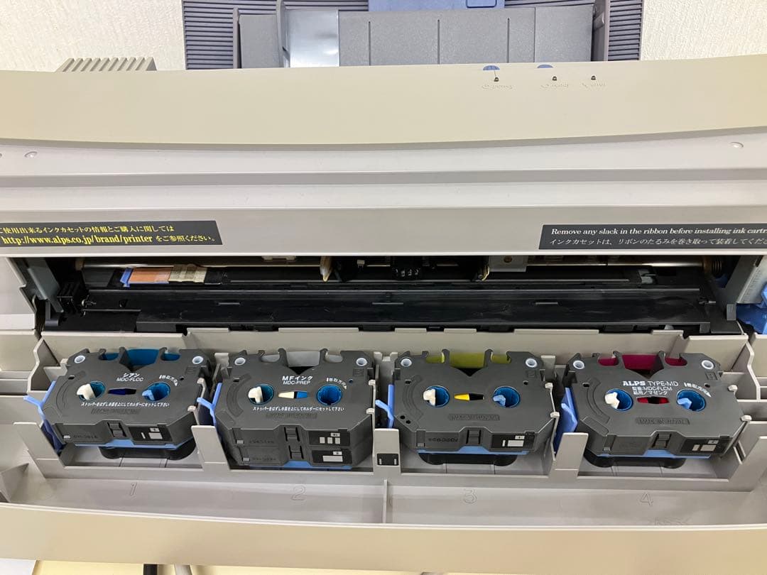 【動作確認】ALPS MD-5500 昇華プリンター&インク多數