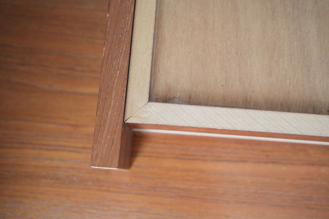 イギリス ヴィンテージ チーク材コーヒーテーブル引出付き