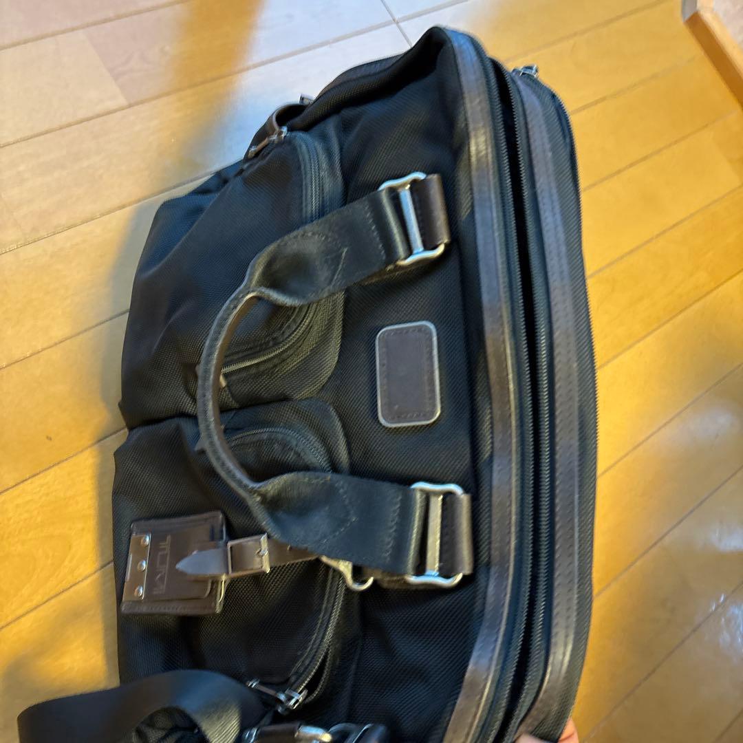 【未使用】TUMI ALPHA BRAVO ビジネスバッグ 黒+ブラウン