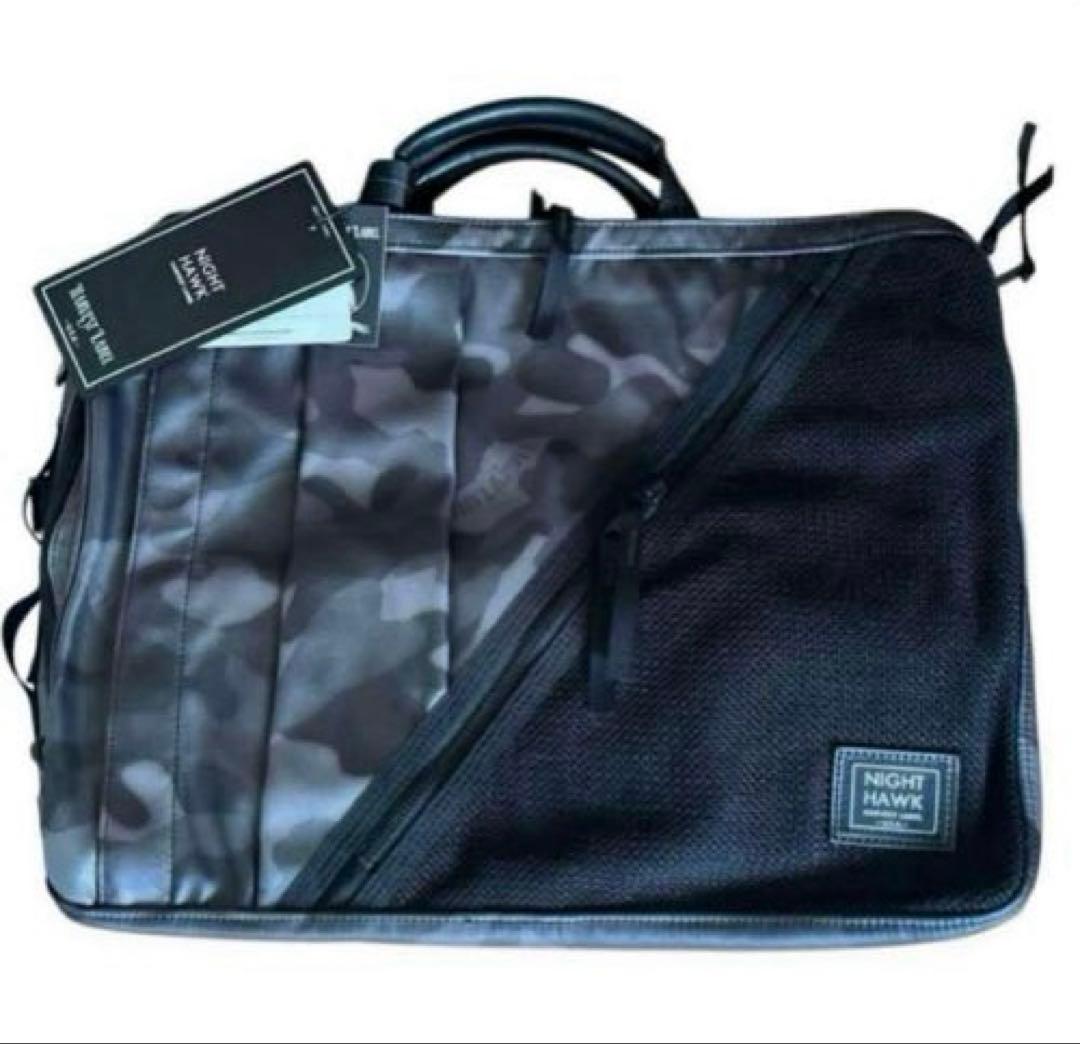 新品 未使用ハーヴェストレーベル製NIGHTHAWK米国製ビジネスバッグリュック