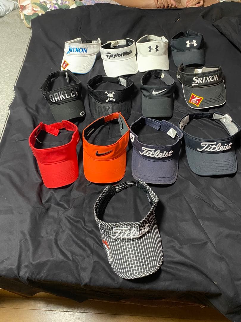 サンバイザー　バラ売り有り　ナイキ　アンダーアーマー　タイトリスト　オークリー