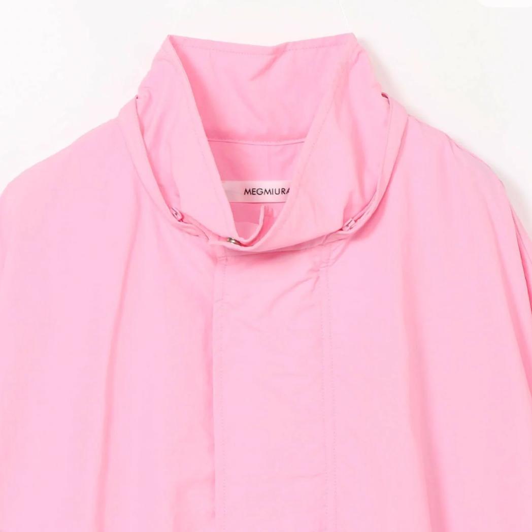 【美品】MEGMIURA 2025SS ２Way モッズコート ピンク