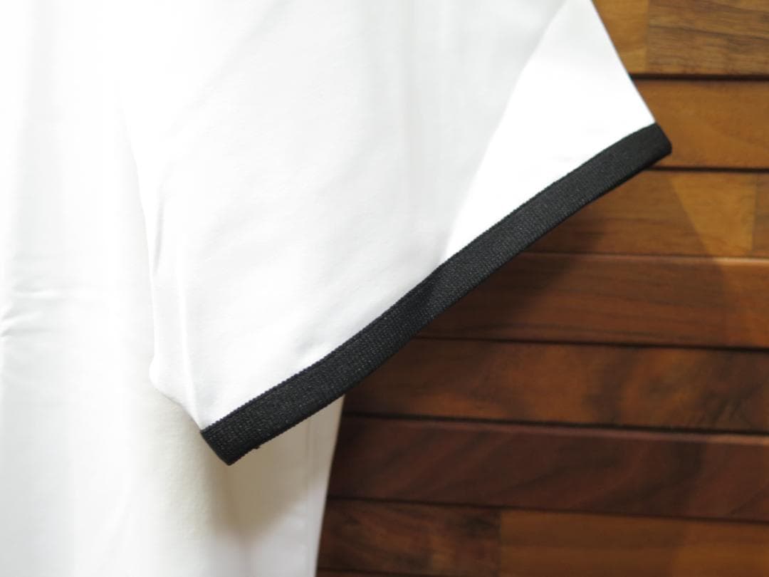 ⓁBRIEFING GOLF ブリーフィングゴルフパンチングメッシュシャツ白