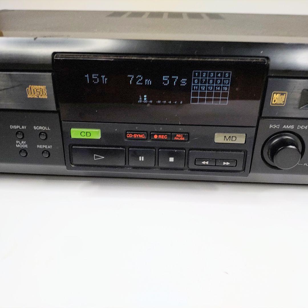 【稼働品】SONY ソニー CD/MDデッキ MXD-D1 メンテナンス済