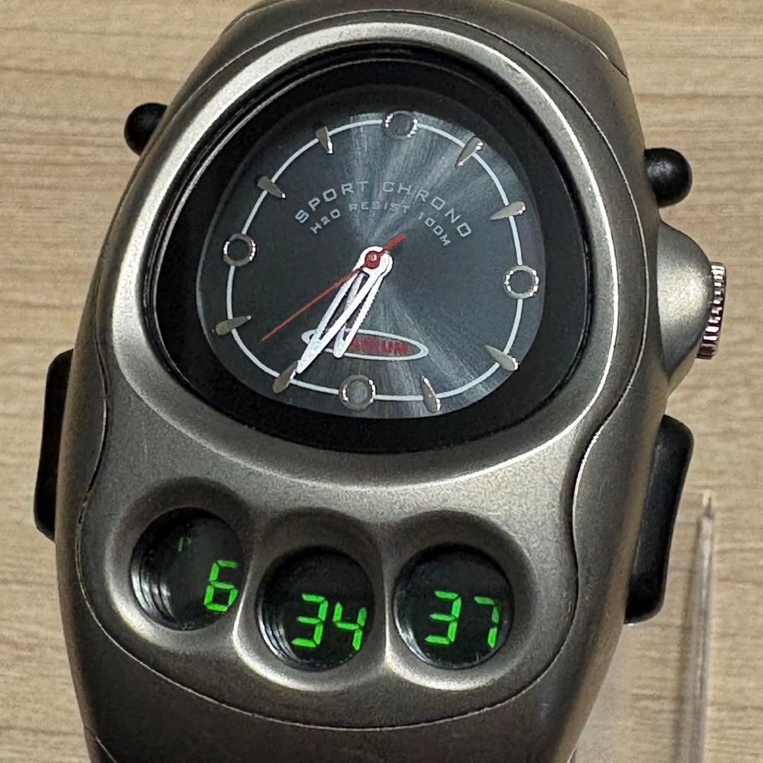 【SALE】NIKE gsx titanium 時計 00s y2k 動作品