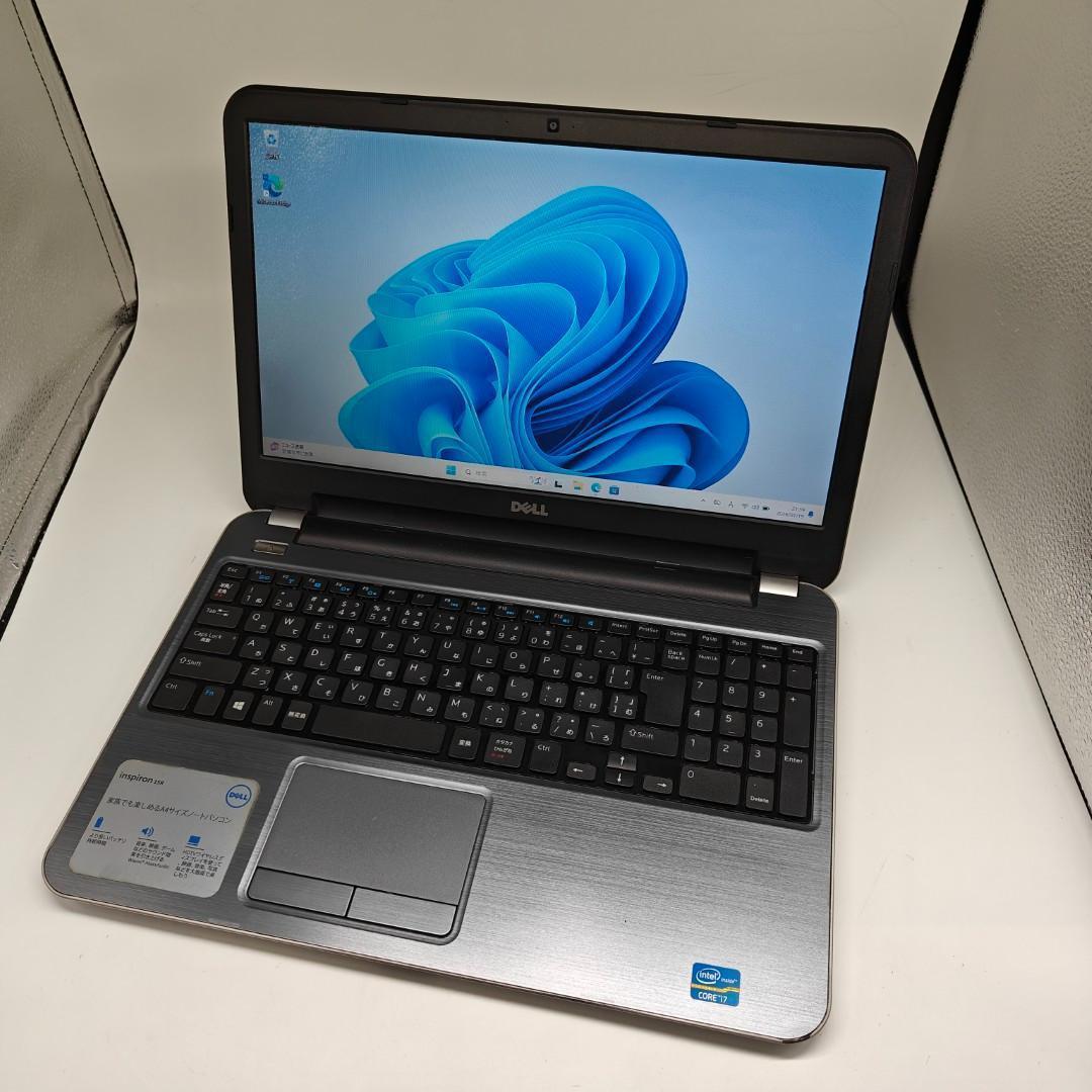 【DELL】爆速i7 SSD256GB 16GB Inspiron ノートPC