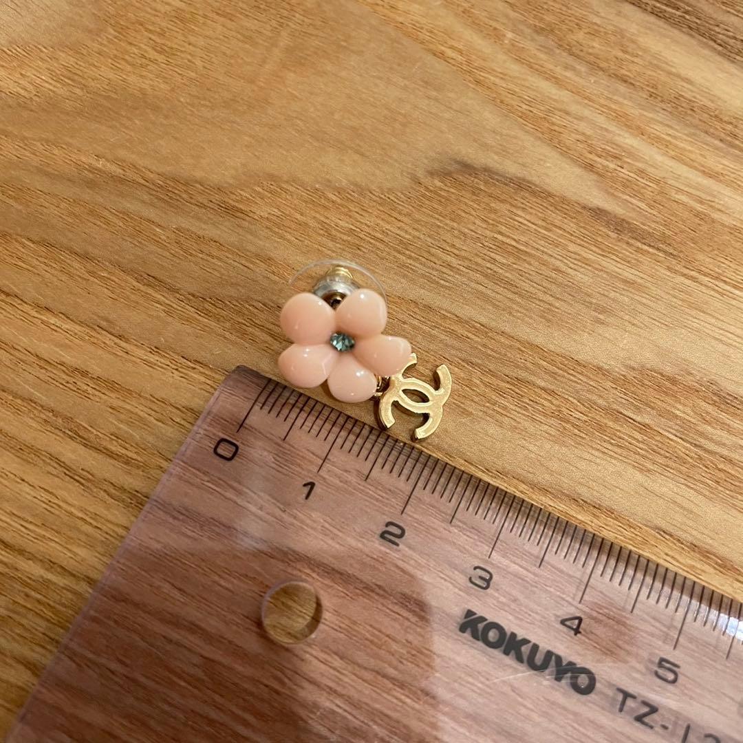 【CHANEL】シャネル ピアス 片耳 フラワーモチーフ