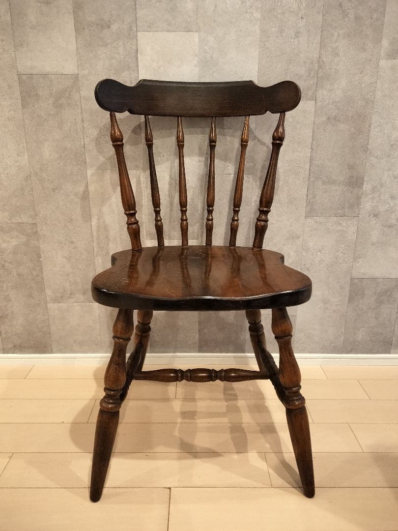 飛騨産業 キツツキマーク ウィンザーチェア アンティーク ヴィンテージチェア　①