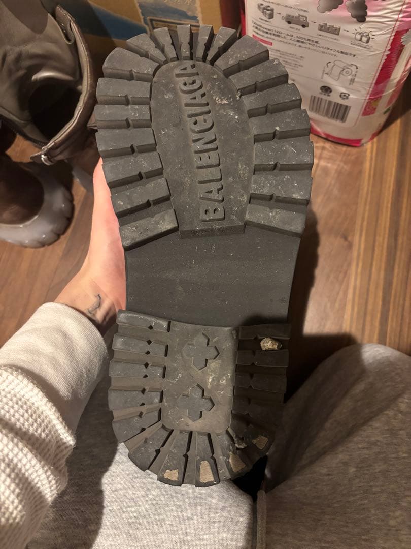 BALENCIAGA アラスカブーツ 黒