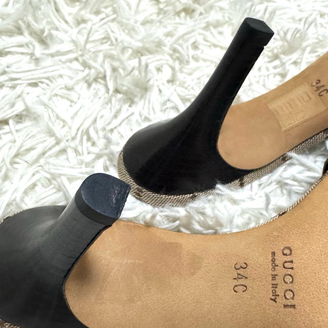 GUCCI✨ミュール　サンダル　GG シェリーライン　クレスト　サイズ34