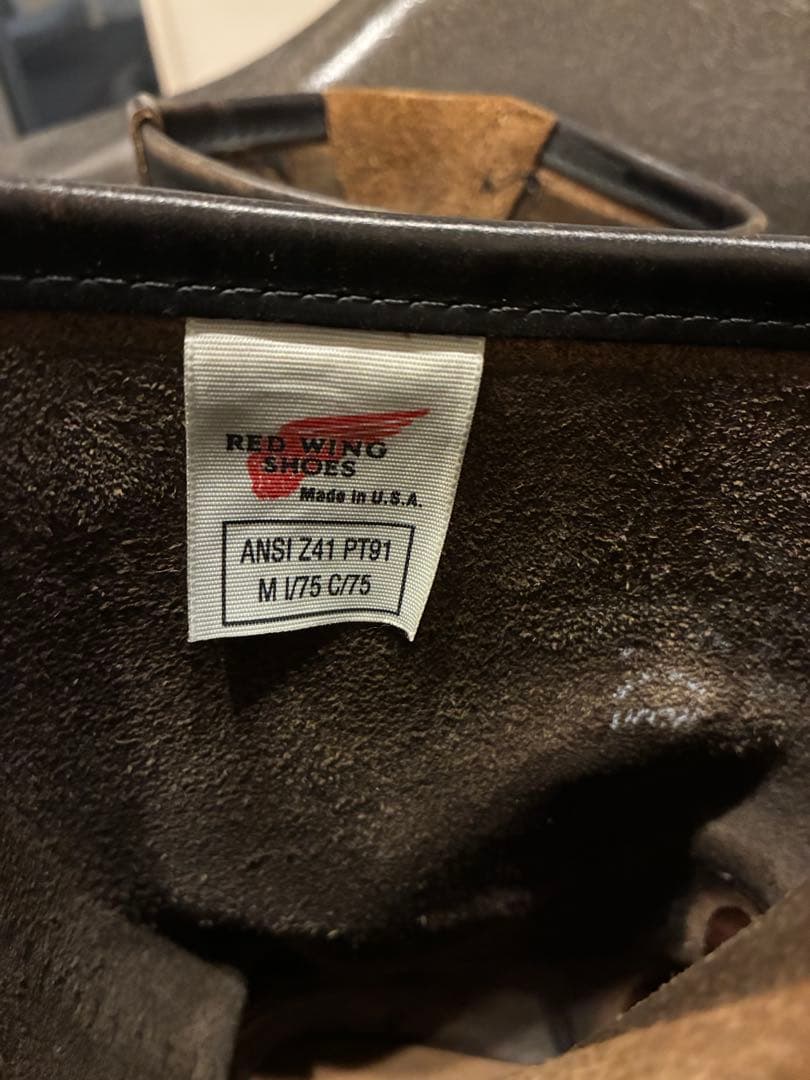 PT91 プリントタグ　レッドウイング　エンジニアブーツ　2268 7.5D