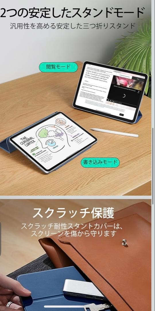 iPadAir 11インチ128GB ブルー　ほぼ新品！ ケースカバーフィルム付