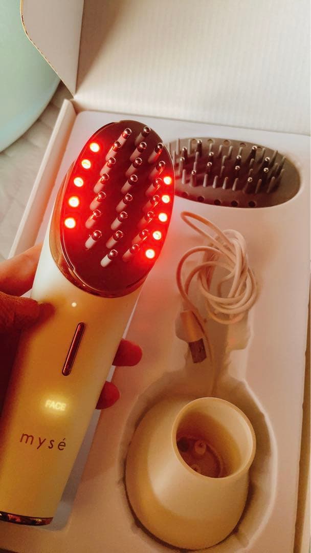 myse　ミーゼ　スカルプリフト　電気バリブラシ　ヤーマン