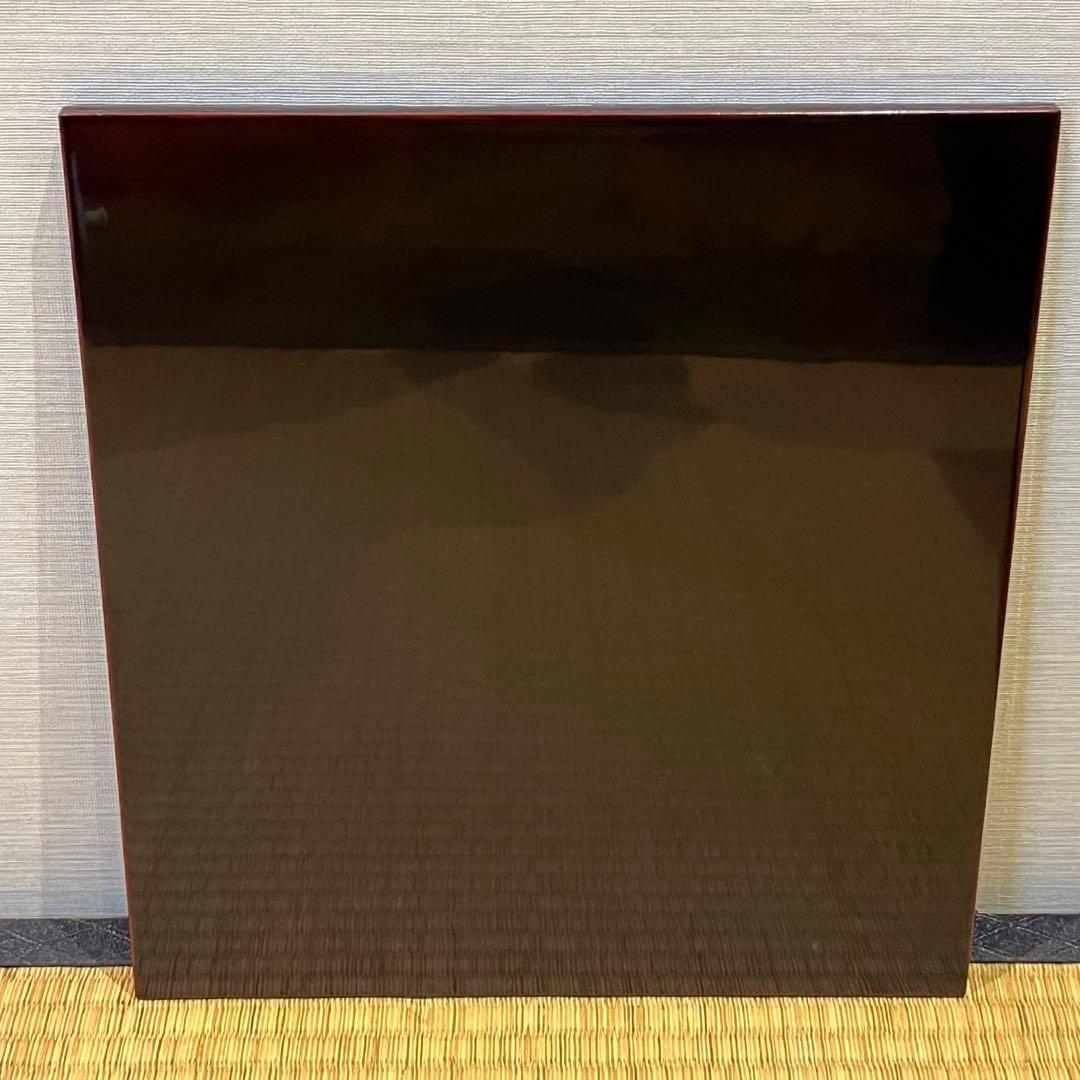 輪島塗 糸巻透し二重棚 共箱 炉・風炉用 茶道具