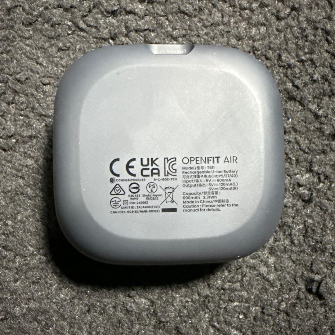 SHOKZ OPENFIT AIR イヤホン