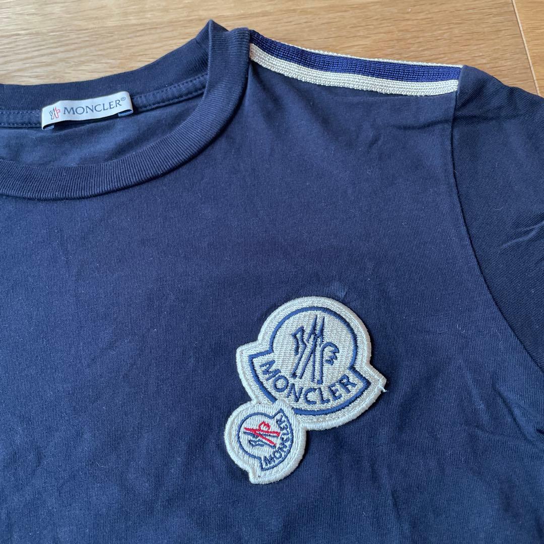 MONCLER ネイビー Tシャツ 152センチ