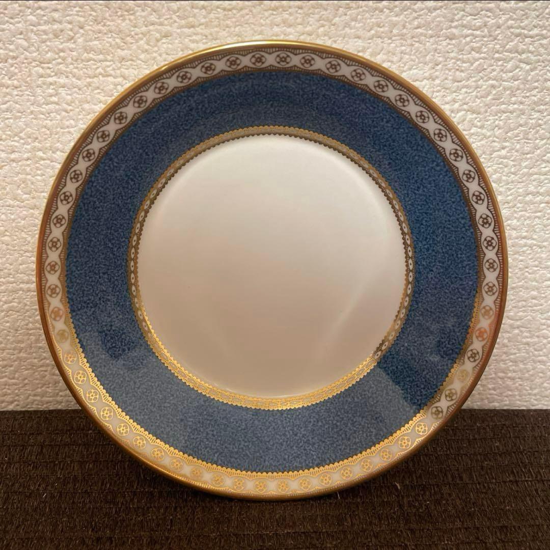 ウェッジウッド　ユーランダー　パウダーブルー　サラダボウル　デザートプレート